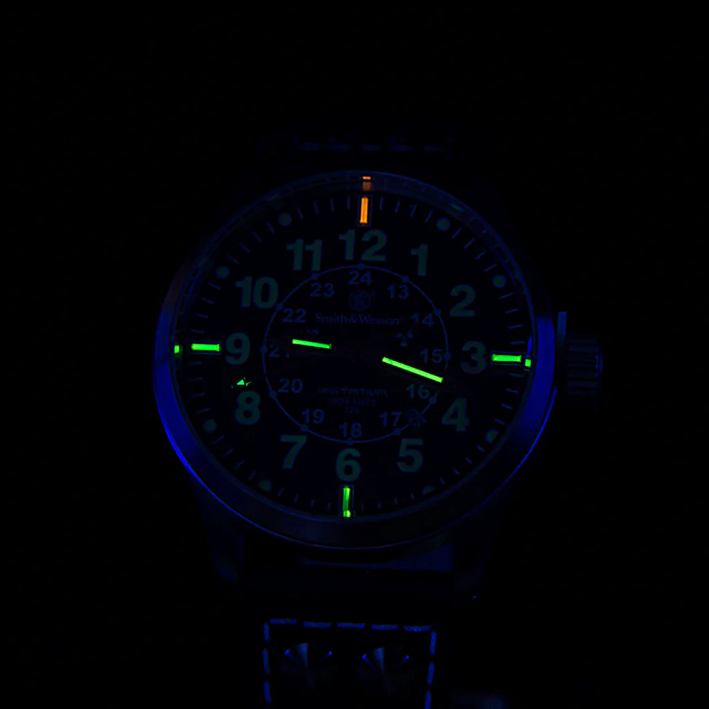 Smith & Wesson Mumbai Lamplighter Watch with Tritium
