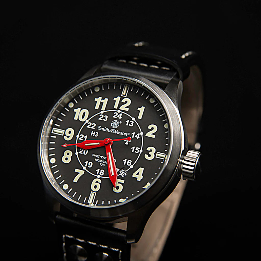 Smith & Wesson Mumbai Lamplighter Watch with Tritium
